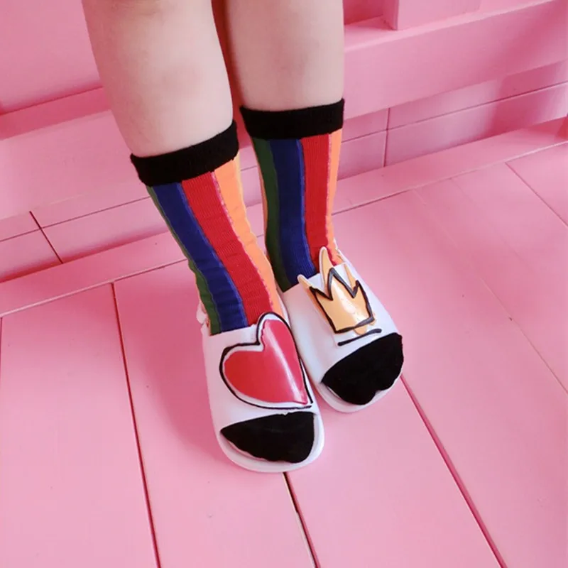 Детская обувь Mini Melissa сандалии с короной и красным сердечком непромокаемая