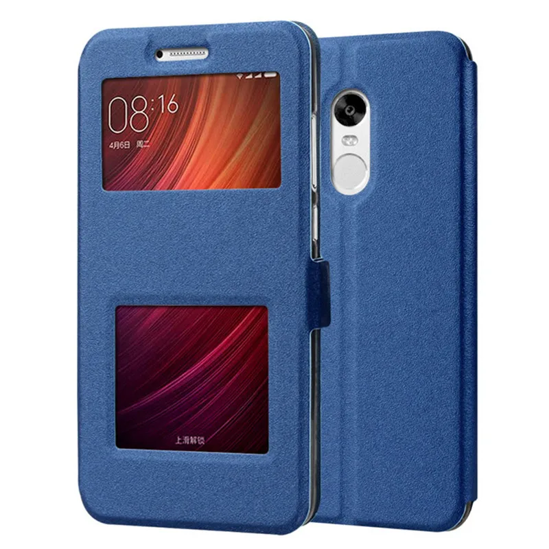 Роскошный умный кожаный чехол для Xiaomi Redmi Note 4X32 gb 64 s Phone Обложка Примечания 4