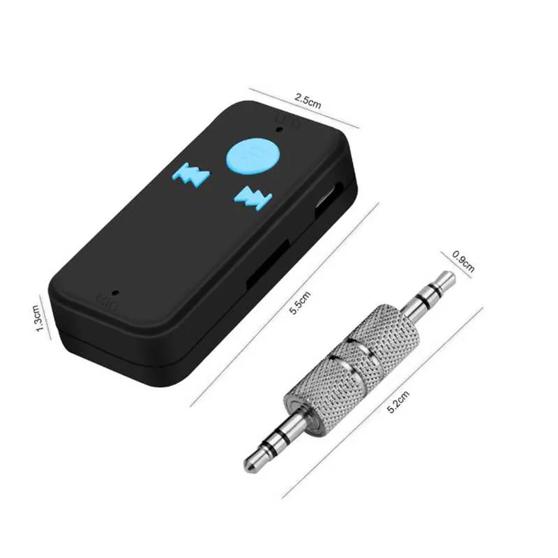 2 шт. авто Bluetooth Динамик Приемник 3 в 1 Беспроводной 4 0 USB адаптер 5 мм аудио разъем TF