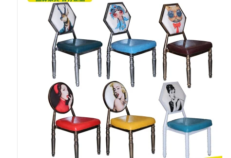 Съемный стул. Европейский тип восстанавливающий древний путь кованый стул для