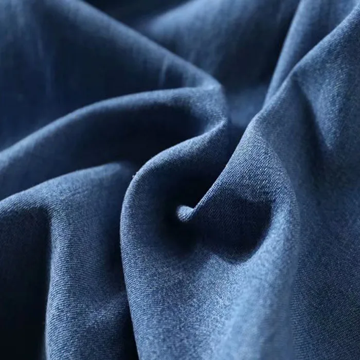 2019 Высокая талия мягкая джинсовая эластичная A Line Повседневная Tencel длинная юбка