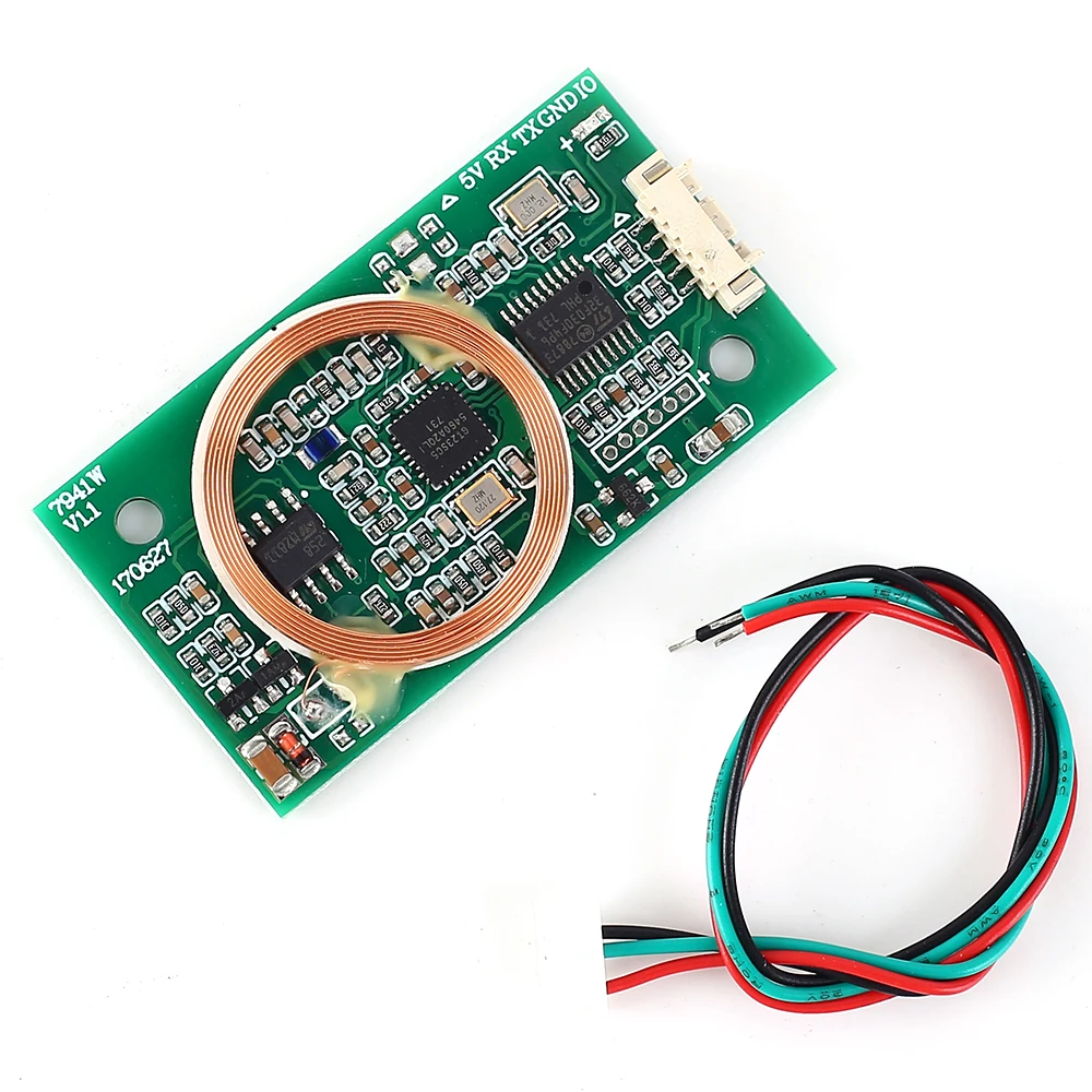 Беспроводной RFID считыватель постоянного тока 5 В 12 3 контакта 125 кГц 13 56