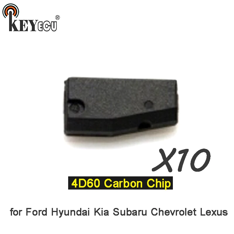KEYECU 10x 4D60 чип Pg 1:FF 80Bit транспондер удаленный ключ чип-ключ для автомобиля