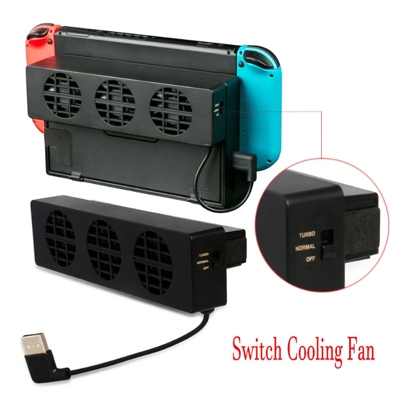 Вентилятор охлаждения для Nintendo Switch NS оригинальная подставка игровой консоли док-станция для кулер с доставкой в течение 3-вентилятор USB вентилятор охлаждения для Nintend NS NX