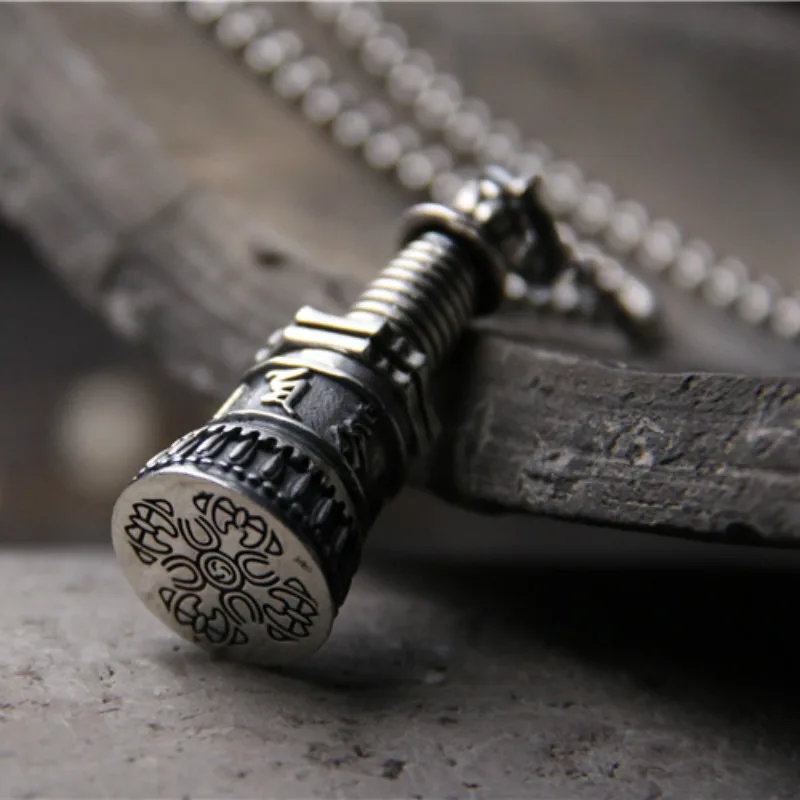 

Women Men 925 Sterling Silver Pagoda Gawu Box Pendant Cinnabar Bottle Necklace Pendant Ladies Decorations Gifts
