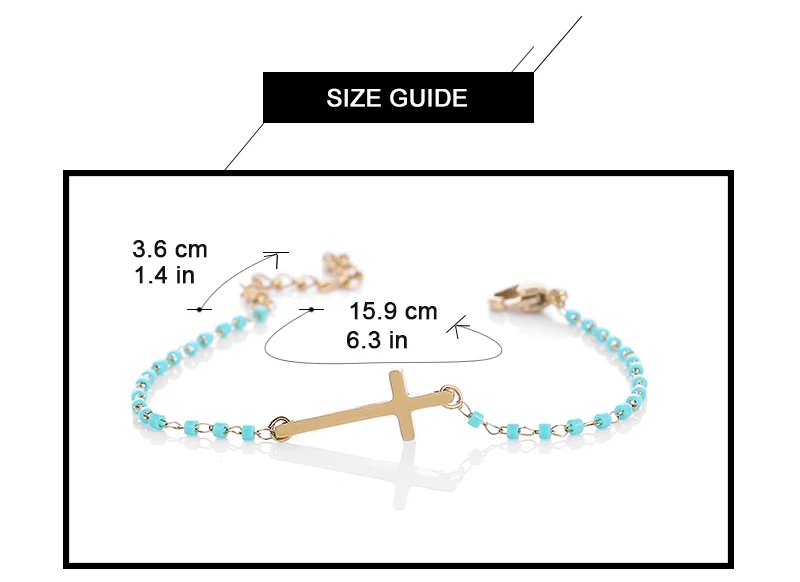 Badu золотой крест кулон браслет синий кристалл цепи Bracekets для девочек изысканные ювелирные изделия для вечерние свадебные помолвки