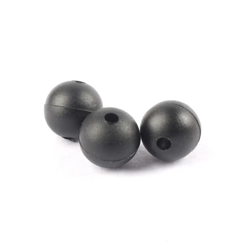 100pcs/Lot Soft Plastic Beads Round 8mm Black/Brown/Green Rubber Fishing Rig Carp Accessories | Спорт и развлечения