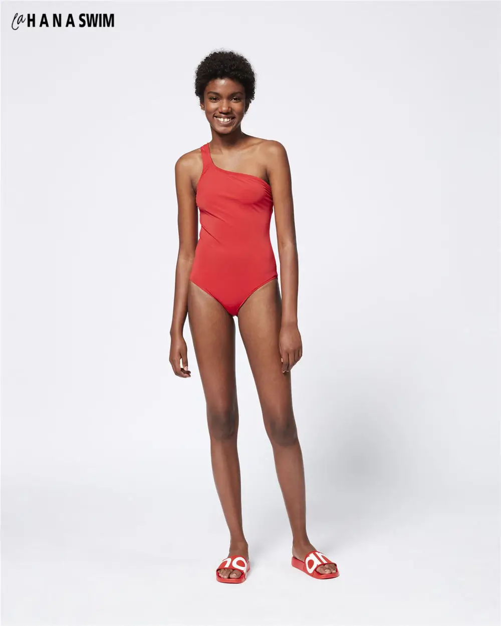 2019/женский однотонный Цельный купальник женская сексуальная красная одежда для