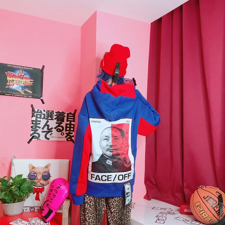 Флис для монет великий китайский хит цвет Креативный дизайн с капюшоном женские