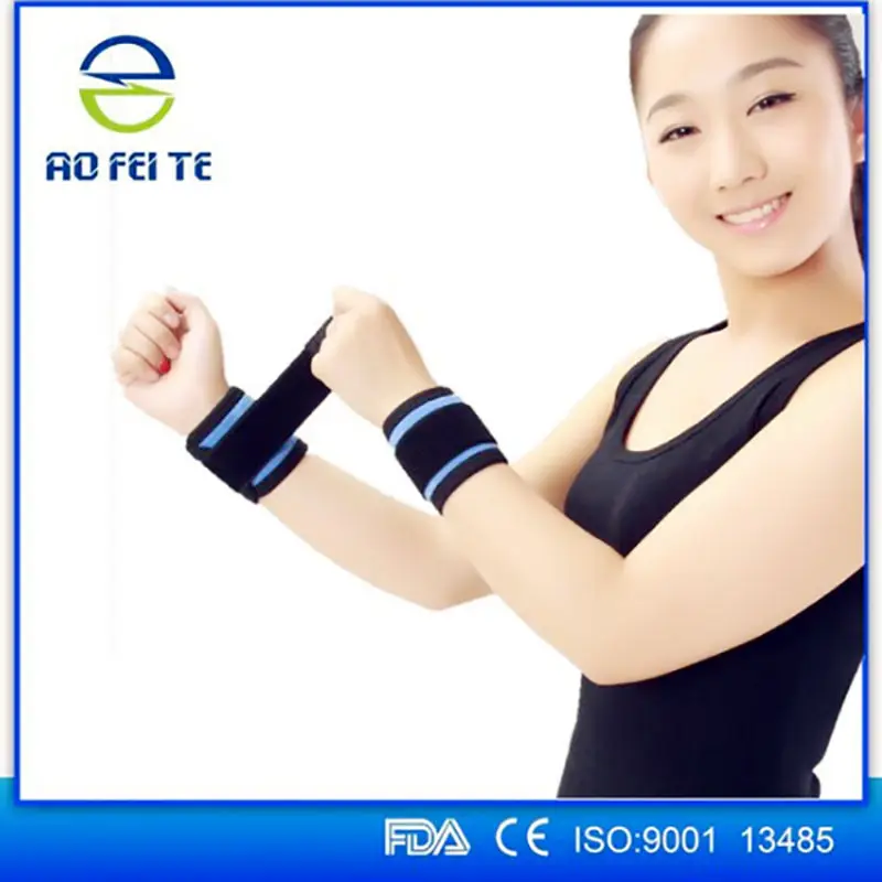 2 шт./лот регулируемый спортивный браслет для поддержки турмалиновая повязка