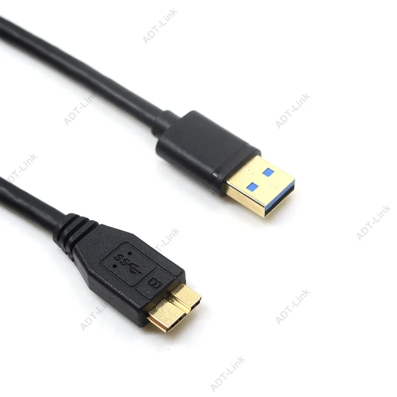 Кабель-удлинитель с USB 3 0 штекер на Micro B кабель для быстрой зарядки и передачи