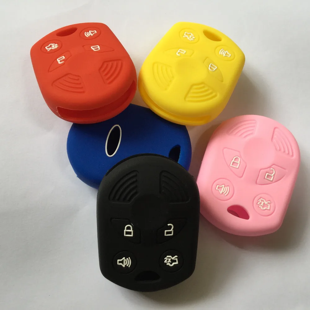 Резиновый силиконовый чехол для дистанционного ключа Ford C Max Transit Connect Focus Escape F350
