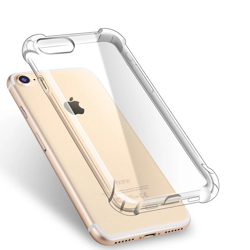 Роскошный Ударопрочный Мягкий Прозрачный силиконовый чехол AFY для iPhone X XS XR Max 8 7 6