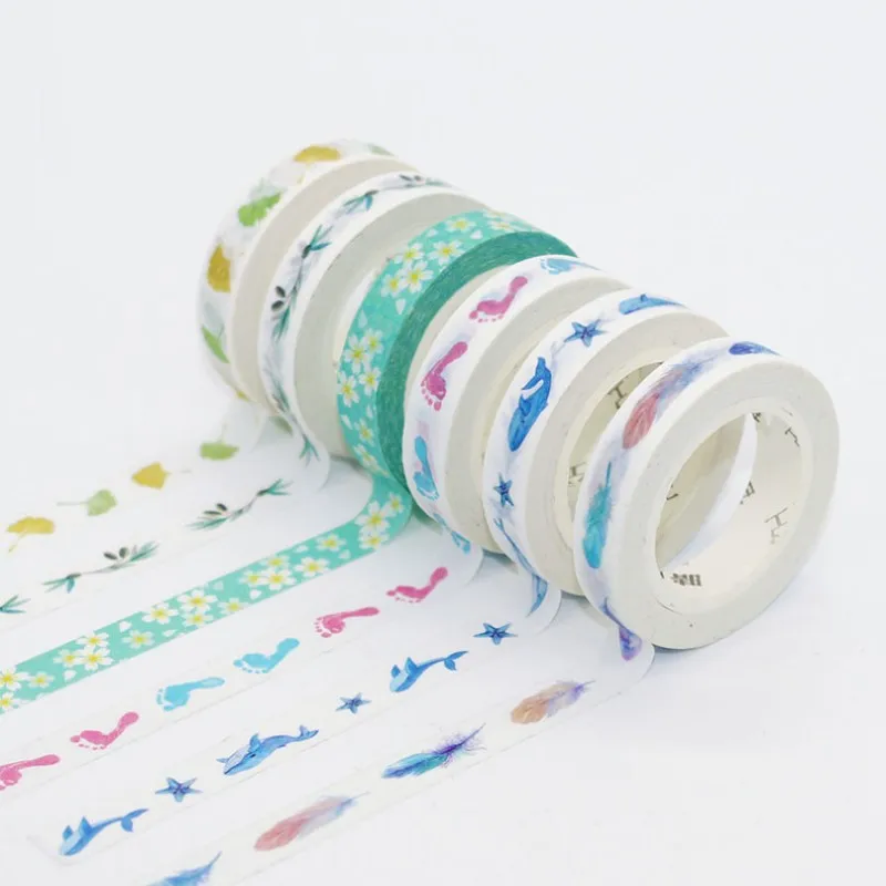 1 шт. лист КИТ 0 8 см X м васи лента альбом скрапбук клей декоративные DIY Подарочная