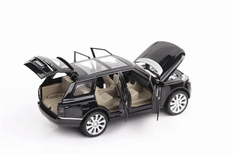 1:24 сплав модель автомобиля высокого класса SUV L = 18 см(# M923-6) W/6 дверей открытый отличное качество для коллекции светильник/звук дизайн