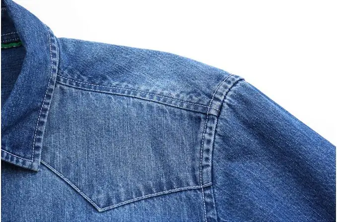 LONMMY 3XL джинсовые мужские s рубашки мода Slim fit Хлопок повседневные мужская одежда