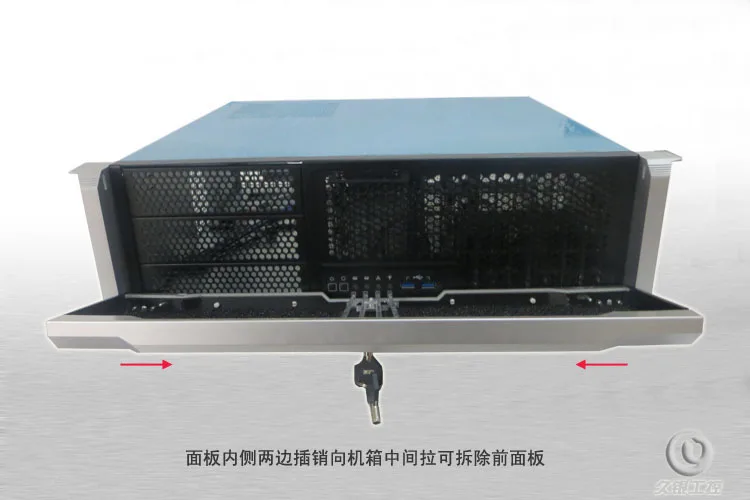 Чехол для компьютера 3U380 с замком бабочкой USB3.0 3u серверный чехол компьютера|server