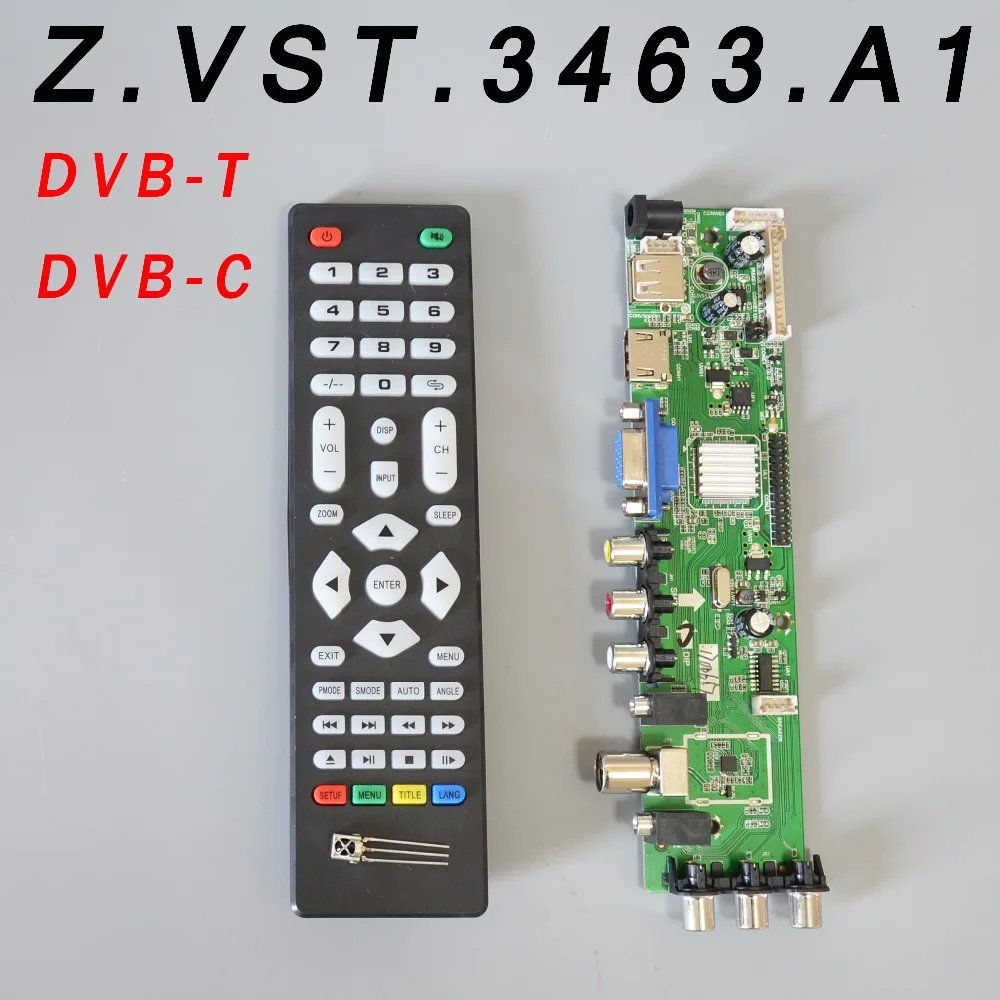 Z. VST.3463.A1 V56 V59 универсальная ЖК-плата с поддержкой DVB-T2 универсальная ТВ-плата