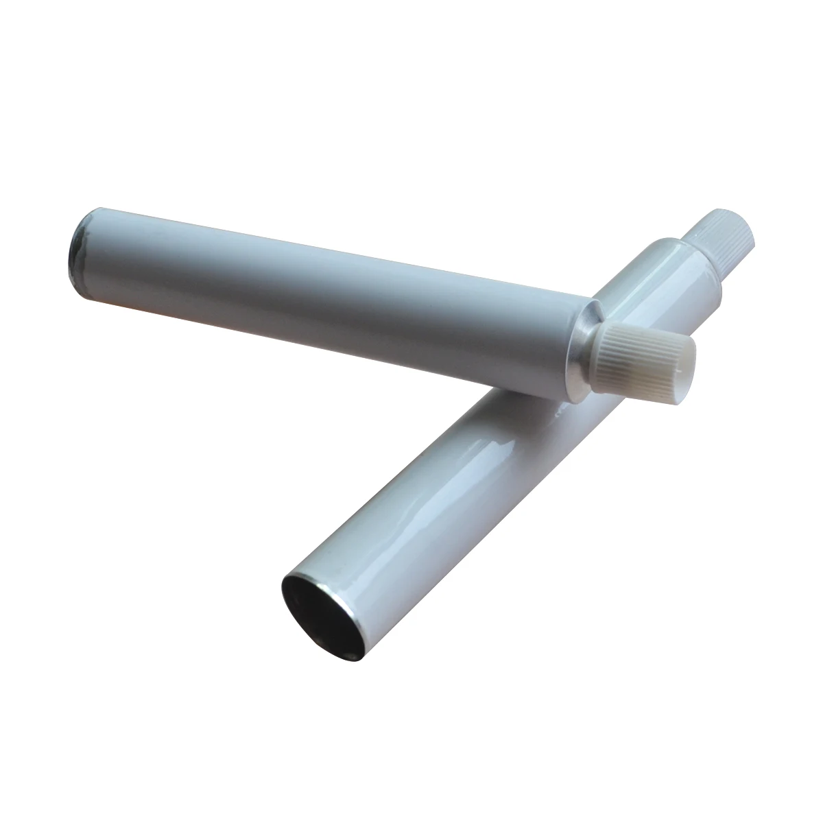 Полезные алюминиевые пустые тюбики для зубной пасты с белым покрытием 50 шт. 30 мл