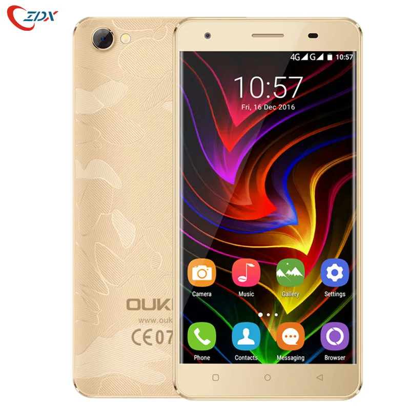 OUKITEL C5 Pro 4 Г Мобильный Телефон 5.0 дюймов Android 6.0 MTK6737 Quad Core 1.3 ГГц 2 ГБ RAM + 16 ROM 2000 мАч 5.0MP