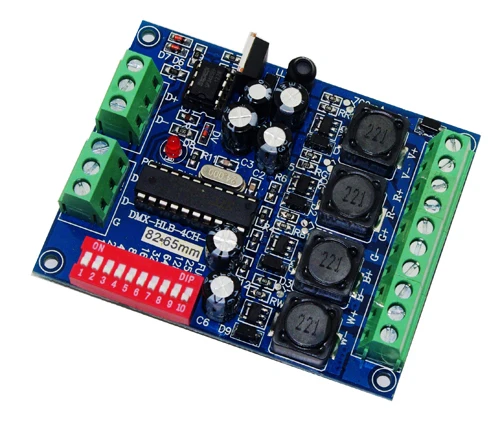 4CH easy dmx декодер постоянного тока DC5 36V вход 700ma * 4 канальный выход L82 w 65 H 18 мм|decoder dvb t
