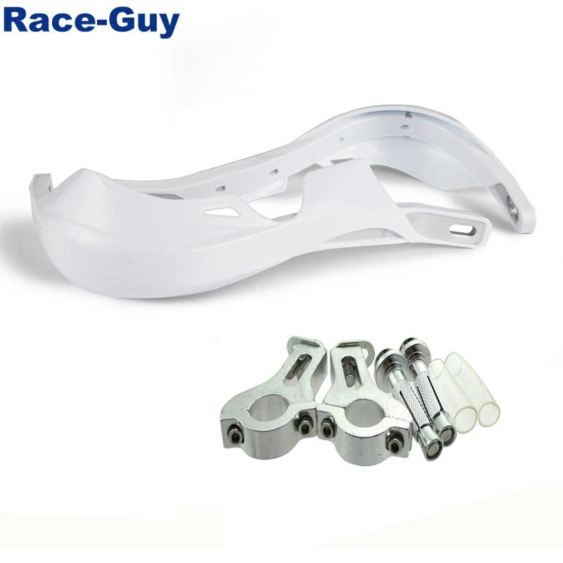 Белый 7/8 &quot22 мм ручной протектор для Pit Dirt Bike Enduro ATV Quad 4 Wheeler Мотоцикл YCF SSR SDG IMR Kayo