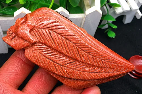 163 г натуральные кварцевые хрустальные резьбы из красного кристалла ювелирные