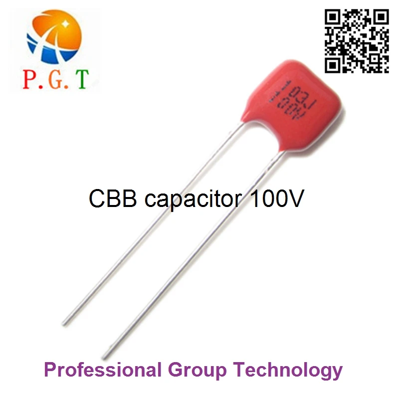10 шт. 1.8NF 182J 10NF 103J 15NF 153J 47NF 473J 22NF 223J 68NF 683J 100V P5MM 5 мм Шаг DIP CBB полипропиленовый пленочный конденсатор с алюминиевой крышкой