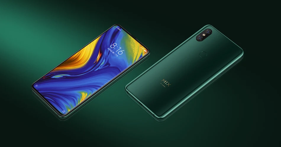 Глобальная версия Xiaomi mi x 3 5G 6 Гб 64 Гб Snapdragon 845 19,5: 9 6,3" AMOLED Полный экран 24 МП 2 Задняя 2 фронтальная камера мобильный телефон
