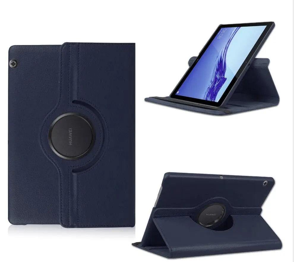 T5 10 чехол 360 градусов вращающийся Фолио PU кожаный флип-чехол для Huawei MediaPad