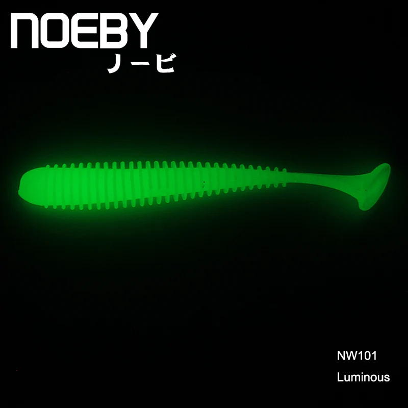Рыболовная приманка NOEBY 6 шт./лот Мягкая 75 мм/2 5 г Т-образный хвост мягкая японская