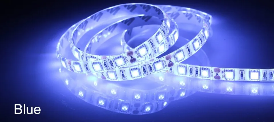 1-5 м супер яркий 5050 SMD RGB светодиодный светильник 60 светодиодов/м DC 12 В гибкая светодиодная лента светильник не/Ip65 водонепроницаемая домашняя лента