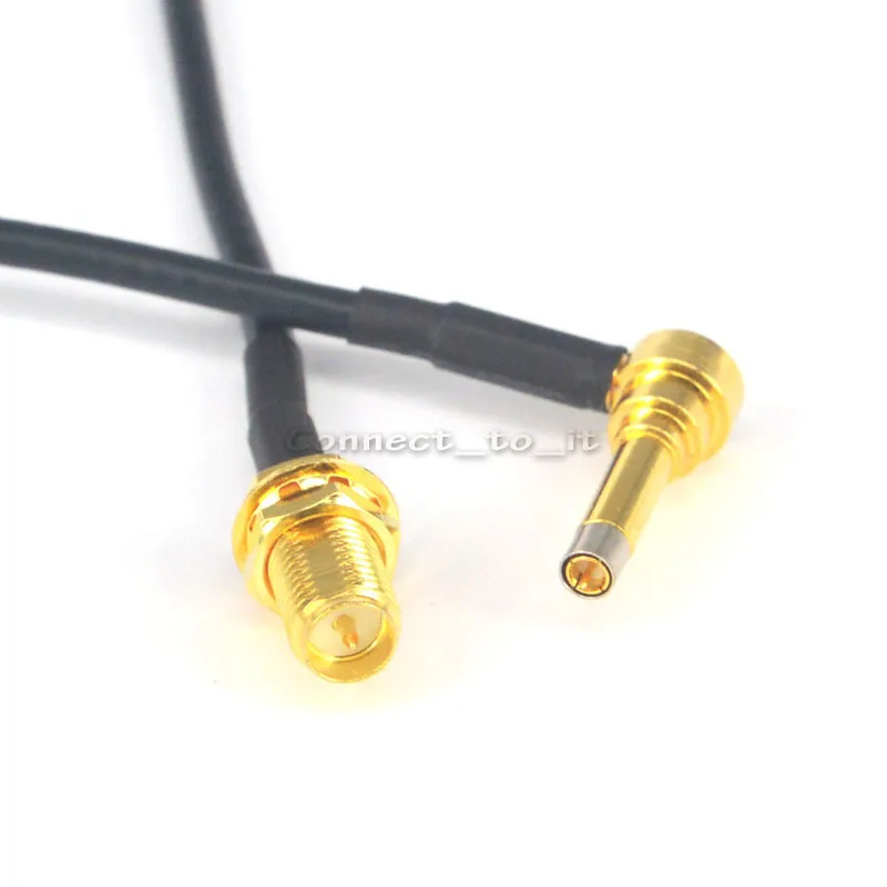 10 шт. RP SMA Female (штырь в центре) к MS156 Male правый угол C2 вилка RF коаксиальный разъем