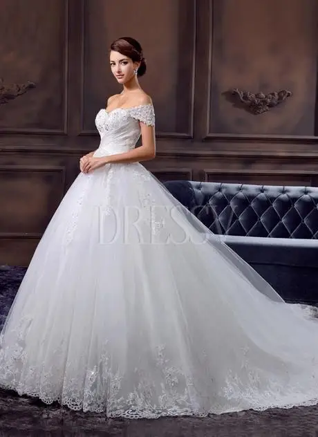 [Christmas Sale] Glamorous Sweetheart Off the Shoulder Princess Wedding Designer Dress 11038796|dress up designs|dress jerseydesigner fall dresses |
