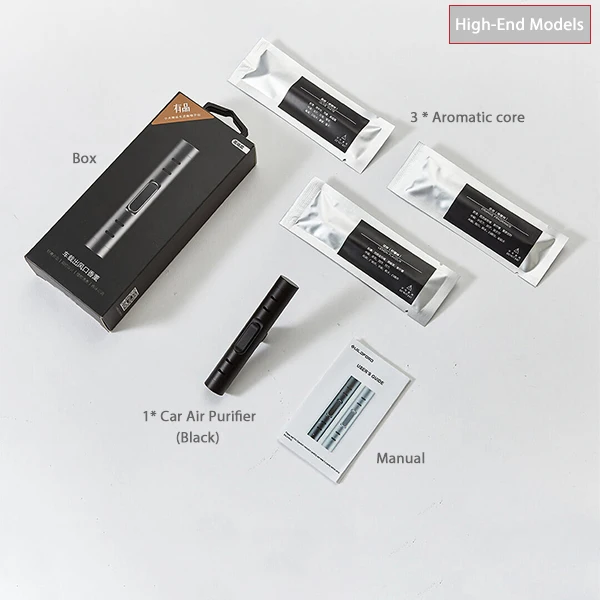 Black with Aromatic Xiaomi Mijia Guildford автомобильный держатель ароматический шкаф ароматерапия металлический алюминиевый для автомобиля очиститель воздуха высококлассные модели - Цвет: Black with Aromatic