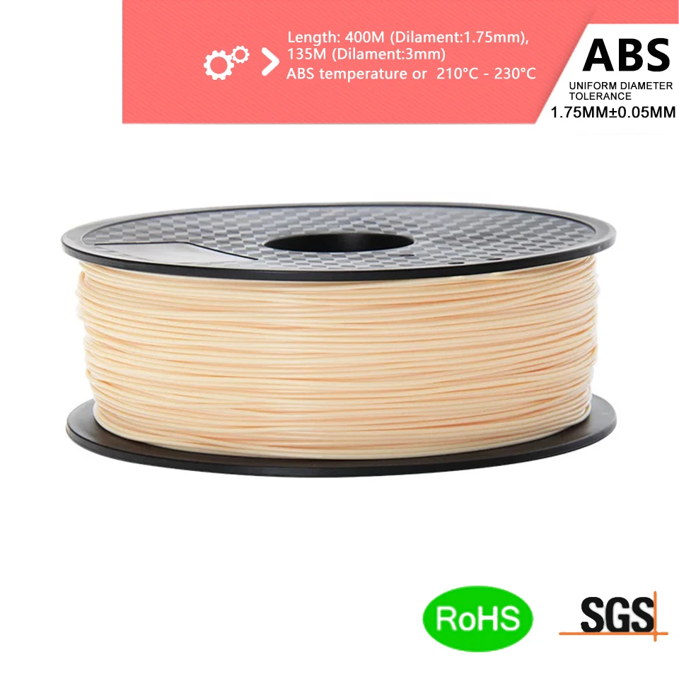 ABS 1 75 мм 3D принтер нить кг/2.2lbs пластик печать расходные материалы материал filamento |