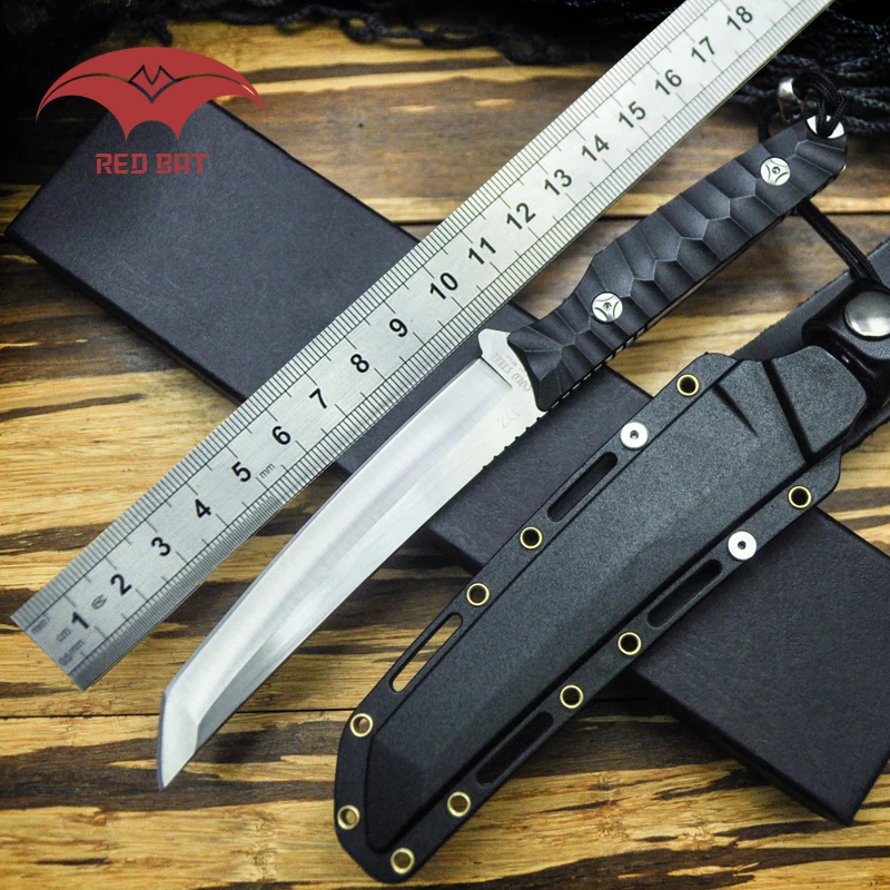 Лучшее качество bigong выживания Ножи D2 холодной steelBlade ABS ручкой для кемпинга на