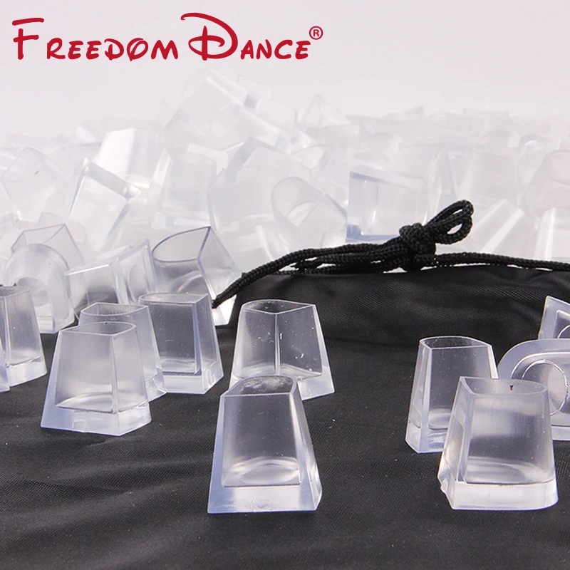 Новинка 2 пар/лот обувь для латинских бальных танцев защитные прозрачные бахилы