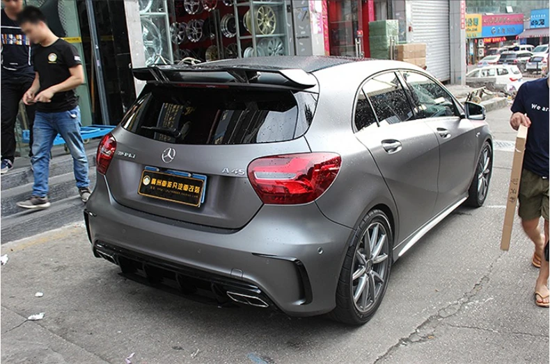 Спойлер из углеродного волокна для Mercedes Benz A Class W176 A45 AMG A180 A200 A250 A260 2013 2017
