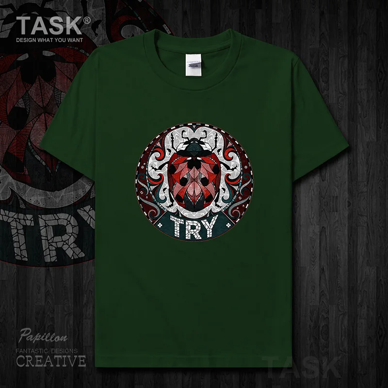 Мужская футболка с коротким рукавом хлопковая Повседневная в стиле Харадзюку