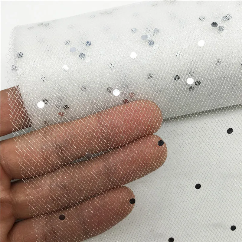 Glitter Sequins Tulle Roll 15cm 10Yards Fabric Spool Tutu Party Birthday Gift Wrap Wedding Decoration Christmas Event Supplies | Дом и сад