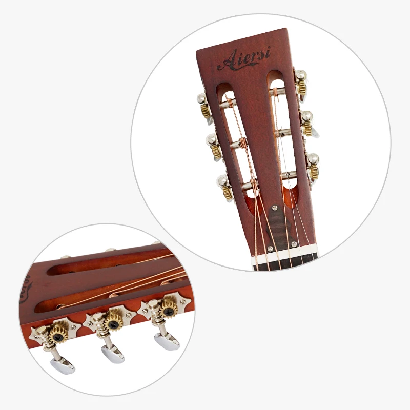 Фирменный трехшарообразный резонатор Aiersi для акустической гитары с