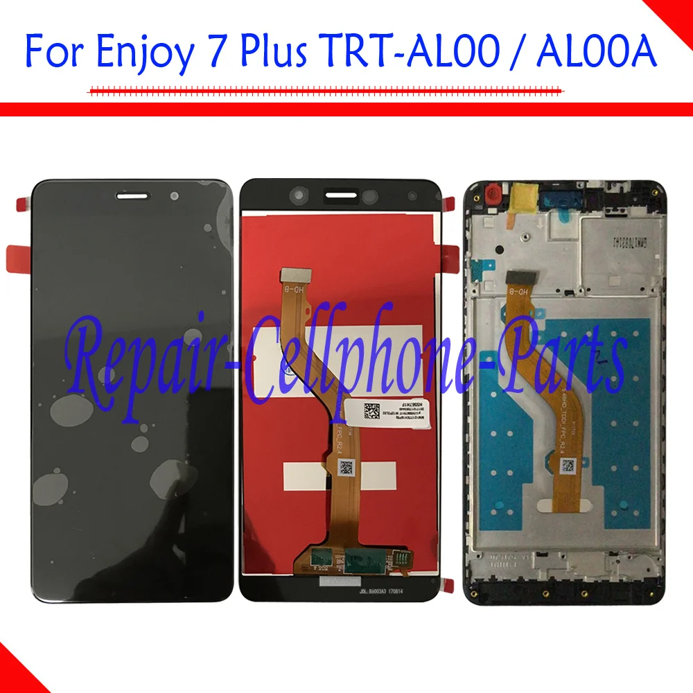 

5.5 inch Full LCD DIsplay + Touch Screen Digitizer Assembly + Frame Cover For Huawei Enjoy 7 Plus TRT-AL00 / TRT-AL00A