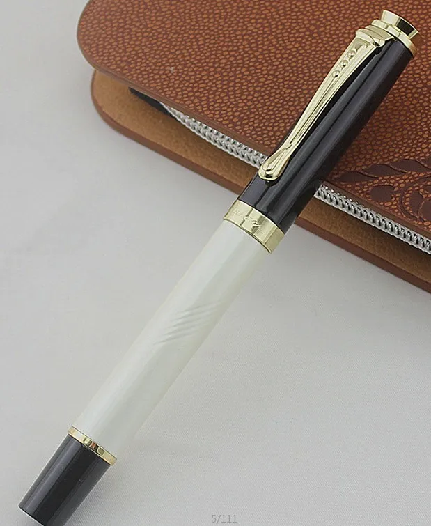 JINHAO 500 роликовая шариковая ручка черно-золотой цвет 7 цветов Золотой зажим для ручки школьные принадлежности jinhao Ручка материал Escolar 13,6*1,8 см - Цвет: T