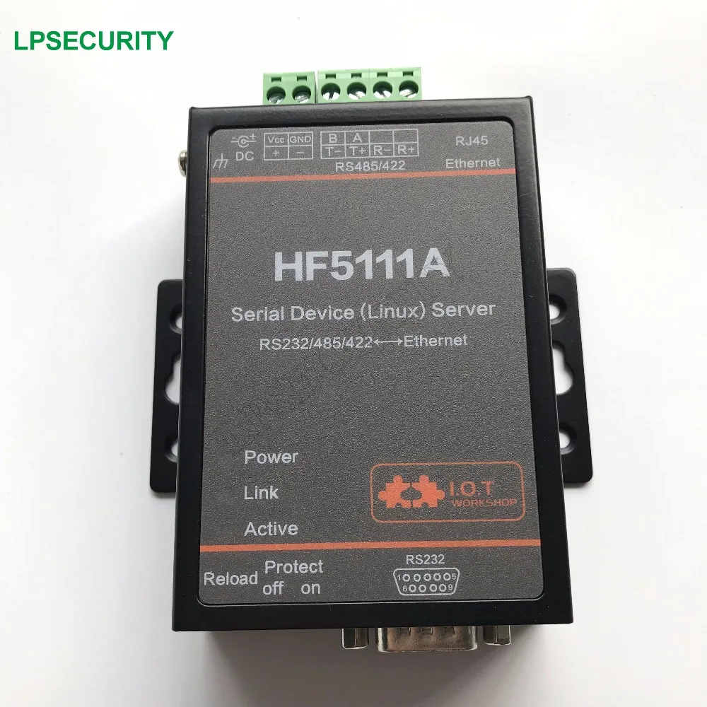 Последовательный модуль преобразователя сервера Ethernet HF5111A RS232 RS422 RS485 на Linux