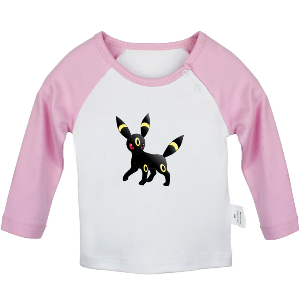 Футболки для новорожденных с рисунком Покемон умбреон Вапореон Бон Джови