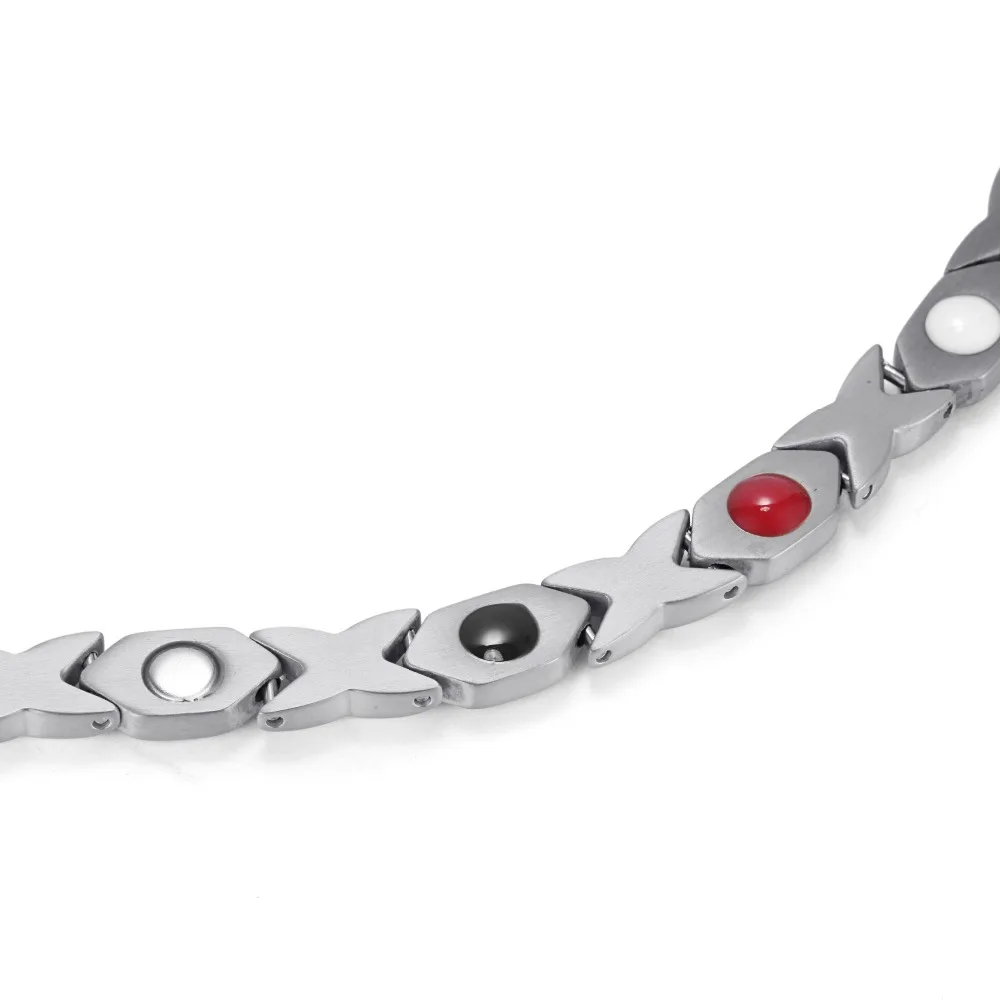 Rainso Магнитная здоровье и гигиена 4 элементы био браслеты для женщин Элегантный