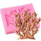 DIY Сахар Ремесло водорослей силиконовая форма морской Коралл торт границы инструменты для украшения тортов из мастики Кекс Конфеты формы для шоколадной мастики