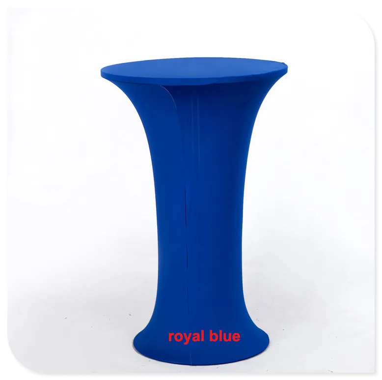 

Round Base Dry Bar Cover Royal Blue Lycra Table Cover/Tablecloth for Wedding/Hotel/Banquet/Party/Home decor&textile 24/30/32"
