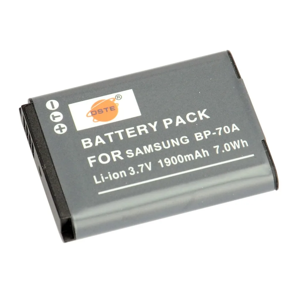 DSTE BP-70A Li-Ion Батарея с USB Порты и разъёмы Зарядное устройство для SAMSUNG ES65 ES70 ES73 ES74 ES75 ES80 PL80 PL90 PL100 PL20 Камера
